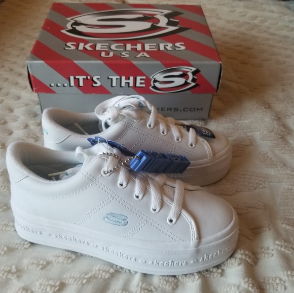skechers platform trainers 90s